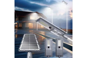 Super Bright High Power Square Integrated Solar Street Light LED Long Lasting Lighting for Highways with IP65 Rating