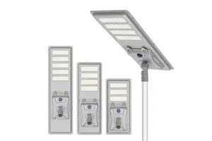 Commercial 40W 60W 80W Road Super Power Energy Outdoor High Brightness Led Lamp Housing Integrated Panel Solar Street Light