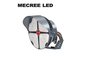 IP67 Rate Tested 840W/1020W/1280W/1500W LED Stadium Flood Lights RoHS CE Certified 5-Year High Efficiency CRI 90+ DMX/DALI