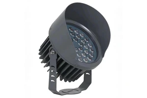 IP67 Waterproof 24V RGB LED Flood Light Aluminum Outdoor Garden Landscape Spotlight Remote Control for Park Courtyard Decoration