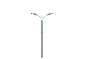 High Lumen IP65 Two Arms LED Streetlight Powered Lamp for Highway