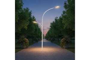 Kehua 30W-200W IP66 AC/DC LED Street Light Aluminum Alloy Ra70 CRI 3000-5000K Color Temp 4500-15000LM 50000 Hours 3-Year
