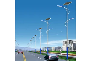 High Brightness Outdoor LED Solar Street Light Pole Solar Lamp Post with Factory Price