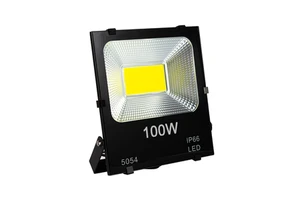 High Quality 150W COB LED Square Flood Light IP66 AC 110-240V 2-Year Warranty Stadium Garage Outdoor Commercial Lighting Fixture