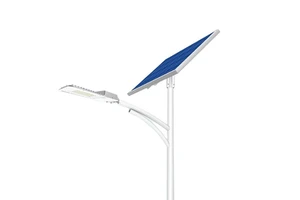 Energy Saving Factory Direct Supply Integrated Decorative 30w 50W 60w 80w Street Light All in One with Pole Post for Road