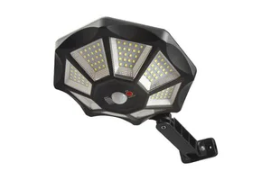 168 COB Solar Light Pir Motion Sensor Garden Lamp Solar Street Light Remote Garage Patio Yard Garden Solar Wall Lights