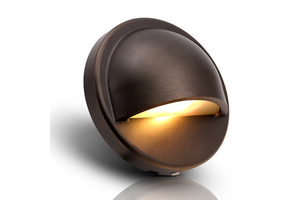 Half Moon Surface Mounted Waterproof Low Voltage Led Deck Lighting Light for Outdoor Balcony Yard Patio Rail Step Driveway