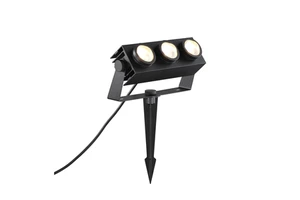 Modern 3*12W Black Aluminum IP65 Flood Lights Outdoor Garden Light