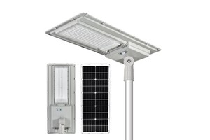 Factory Solar Road Lamp Integrated 100W 200W 300W Outdoor All In One Solar LED Street Light waterproof streetlight