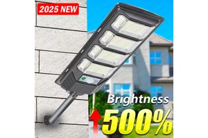 Outdoor Solar Wall Lights Powerful LED Solar Lamp IP65 Waterproof Spotlight With Motion Sensors Garden Courtyard Street Lighting