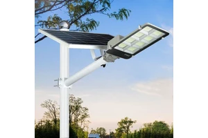 Waterproof Street Lamp With Lamp Arm Outdoor Industrial Led Project 300W 600W Solar Street Light
