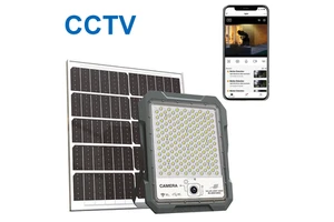 Omsen High Brightness 500W 800W 1200W 1500W Lampadaires Electriques Solar Flood Light Lamp With Hidden Cct Camera