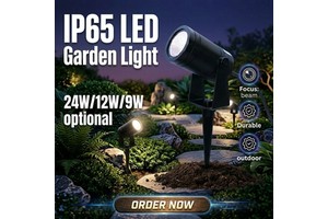 Brass 24V Low Voltage Landscape Exterior Pathway LED Lighting Rgbw Dimmable Ip65 UpLight Spot Lights Brass Sloped Spike Light