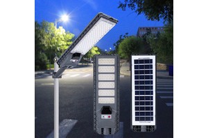 Streetlight 300W 400W 500W 600W Lampadaire Solaire All in One Road Lamp Radar Sensor Outdoor LED Solar Street Light