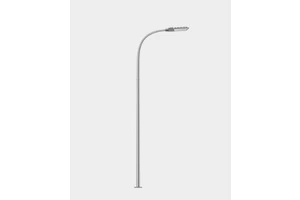 Iron Street Light Pole Lamp
