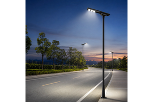 Solar Street Light Complete Set With Pole200W 300W IP65 LiFePO4 All In One Outdoor Road Lamp OEM Wholesale