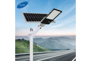 NanDe China Manufacturer Grey Ip65 Waterproof Outdoor Parks Squares 15w Wall Mounted Led Solar Street Light