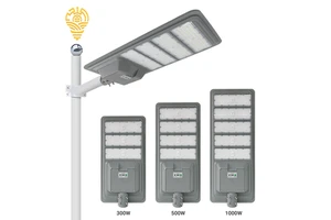 LED Solar Street Light IP65 Waterproof 300W 500W 1000W Integrated All In One Led Solar Outdoor Street Light