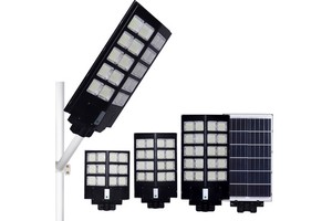 Factory Customization High Power All in One Outdoor Waterproof Roads Streetlight 300w 400w 500w Integrated Solar Street Light