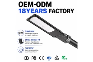 ODM Smart Parking Light DOB Led Street Light IP65 140Lm/W Outdoor Roadway Lamp for Street Area Commercial Lighting
