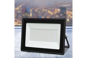 Waterproof IP65 Reflector LED Flood Light Black Outdoor Sports Stadium Lighting 10W-100W High Brightness 120 Beam Angle