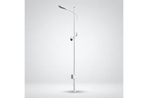 Single Double Arm Street Lamp Pole Road Lighting Support Pole