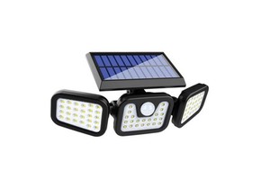 Solar Garden Light Motion Sensor Sunlight Garden Decor Solar Light Lamp Outdoor Wall Lamp LED Solar Garden Light 3 Sides 74 LED