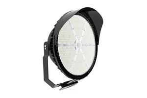 LED Round Flood Light 300W High Power Sports Lighting Fixture with 30 or 60 Degree Narrow Beam Angle
