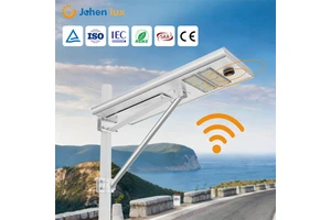 Aluminum 60w 80w 100w 150w 200w Outdoor Led Solar Street Light With Cctv Camera