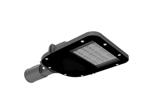 Solar Powered Linear Street Light with Plastic Construction 6500K Color Temperature 5-Year Warranty