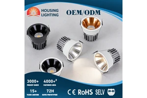 Custom Reflector Color Grey Golden Gloss Black 7w 9w 12w Anti-Glare LED COB Spot Light With CE RoHS