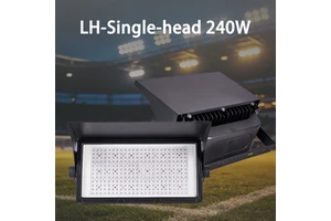 High-Power 240W 288 LEDs Foldable LED Floodlight Aluminum Housing IP66 Waterproof Dimmable for Outdoor Soccer Fields Sports