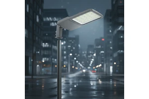 250W AC Powered Road LED Street Light - IP66 Die Cast Aluminum Grey&Black High Efficiency LED Street Lighting