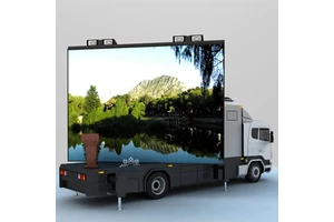 LED Advertising Truck P6 Waterproof Display Screen For Outdoor Mobile Publicity Billboard
