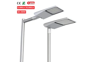 LED Street Light High-Cost Effective AC 40-200W 150LM/W IP65 IK08 5-Year Warranty Road Highway Sidewalk Square Park Lighting