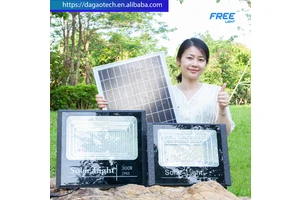300W FREE LIGHT F01EG Factory Waterproof Integrated Outdoor ABS Stadium Solar LED Flood Light IP65 Rated Floodlight Lamp