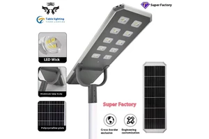 Manufacturer Clearance High Intensity Aluminum Integrated Solar LED Road Light New Engineering IP65 Salt Spray Proof Street