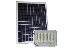 25Wsolar Floodlight with Remote Control Function Energy-saving and Environmentally Friendly, Suitable for Indoor and Outdoor Use