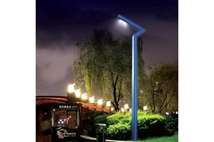 Landscape Solar Street Light LED High Brightness LED Aluminum Alloy LED with Light Sensor Control Garden Light Decor Lamp