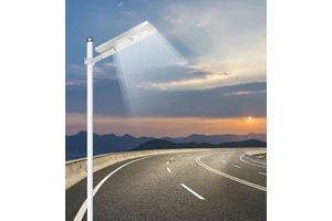 100W All in One Heavy Duty Streetlight Waterproof Outdoor Road Lamp Big Solar LED Street Light