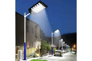 High Quality Outdoor Solar Street Lamp Road Use ABS Waterproof IP65 600W 800W 1000W All-in-One LED Dimmable 2-Year Warranty