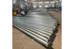 AORUITAI Customized Outdoor 4M 6M 7M 8M 9M 10M Dual Arm Single Arm Galvanized Steel Solar Street Lamp Post