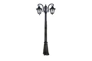 LED Outdoor Courtyard Lawn Street Lamp Garden Light with Aluminum Pole Waterproof IP65 Custom Vintage & Modern Design