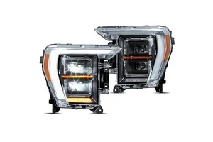 VLAND F150 XL/XLT/Lariat/Tremor/King Ranch/Platinum/Limited 2021-2023 (Excludes Lightning) Projector Headlights 55W 12V
