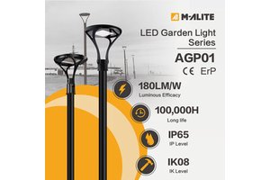 High Efficiency Optical Control System NEMA Ready LED Garden Light For Railway Stations And Transit Hubs Lighting