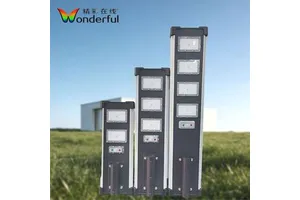 Commercial Grade Solar StreetLight 300W IP65 Solar Power, Optical Control for Main Roads and Boulevards, Superior Build Quality