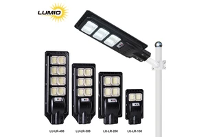 Professional Solar Street Lights Outdoor Smart Motion Sensor Ip65 100w 200w 300w 400w Solar LED Street Lamps