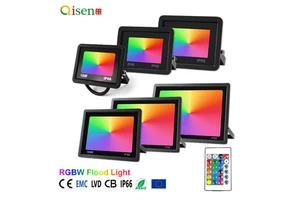 Warehouse RGBW Flood Lamp 10w 20w 30w 50w 100w 150w 200w Waterproof Floodlight