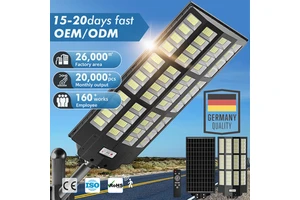 VANTONE 8000W Super Bright Large All in One Street Solar Light IP66 Integrated Solar Street Lights Outdoor Waterproof