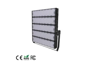 High Mast LED Stadium Flood Light 1200W 1250W IP66 Inventronics Driver 160LM W Outdoor Area Lighting
